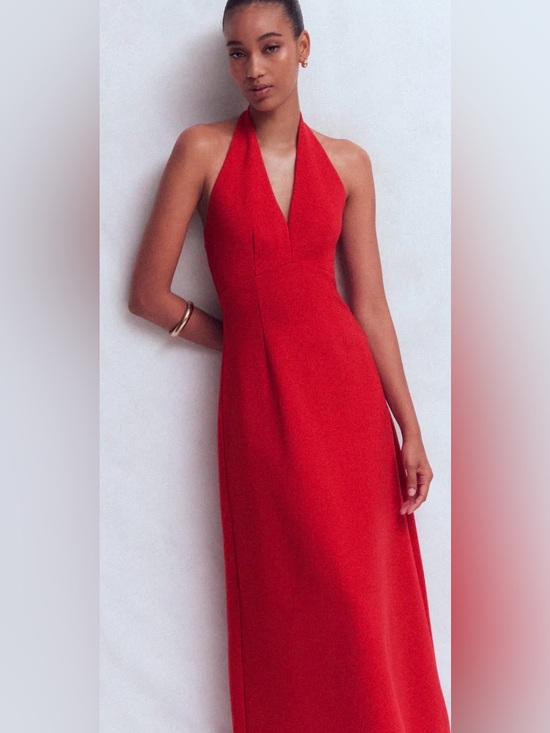 Boden Dresses & Skirts - NWT Boden Halter Backless Maxi Dress in Red size 10
